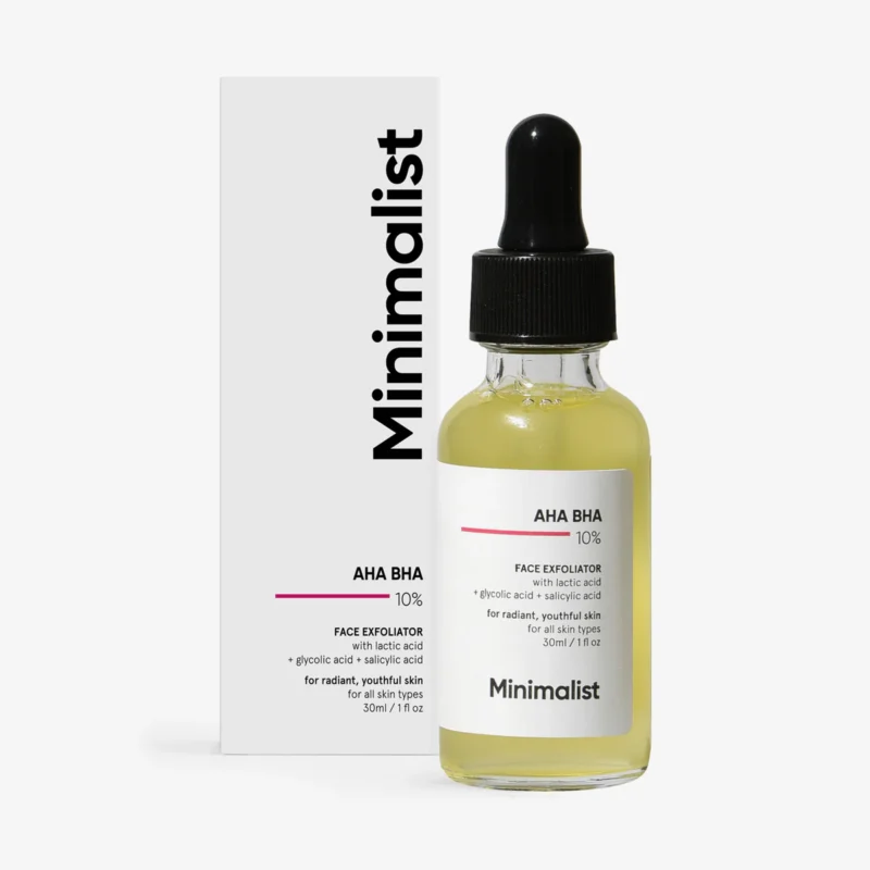 Buy Minimalist AHA BHA 10% Face Exfoliator in Nepal from Beautix Nepal. Original product with COD and nationwide delivery.