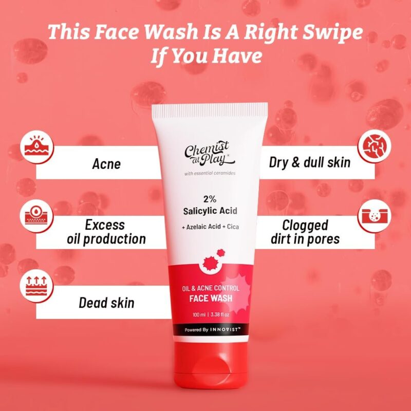 Buy Chemist at Play 2% Salicylic Acid Face Wash in Nepal for oily & acne-prone skin. 100% authentic at Beautix Nepal. Fast delivery available.
