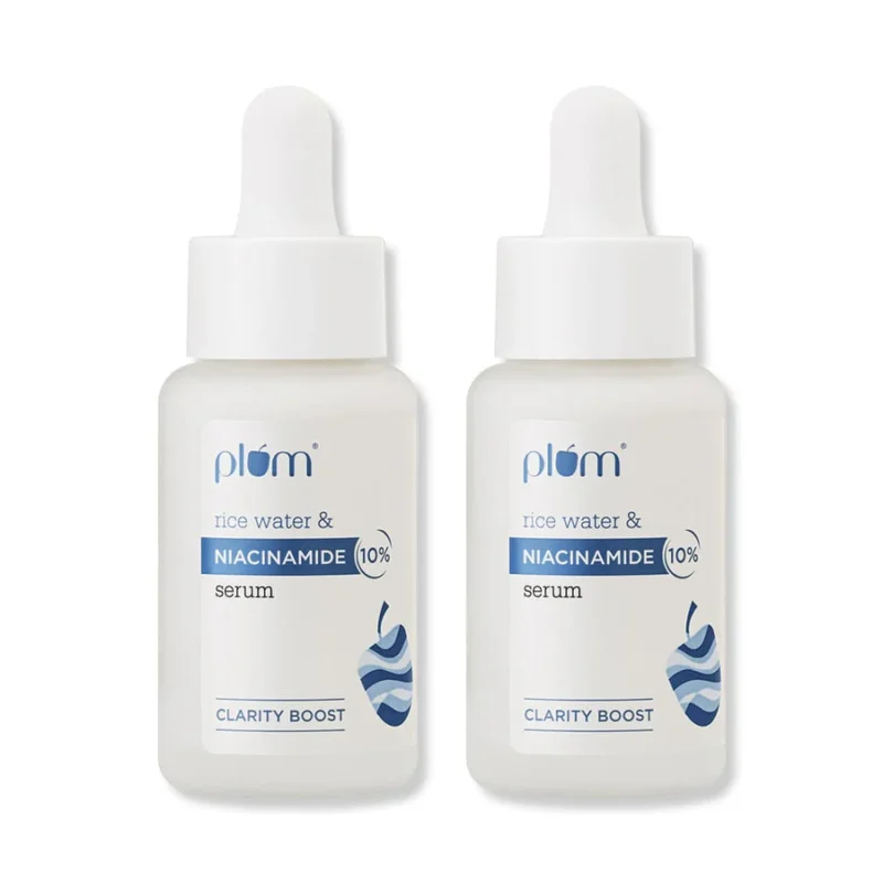 Buy Plum Rice Water & Niacinamide Serum in Nepal at Beautix Nepal. Brightens skin, reduces dark spots & refines pores. Fast delivery nationwide.