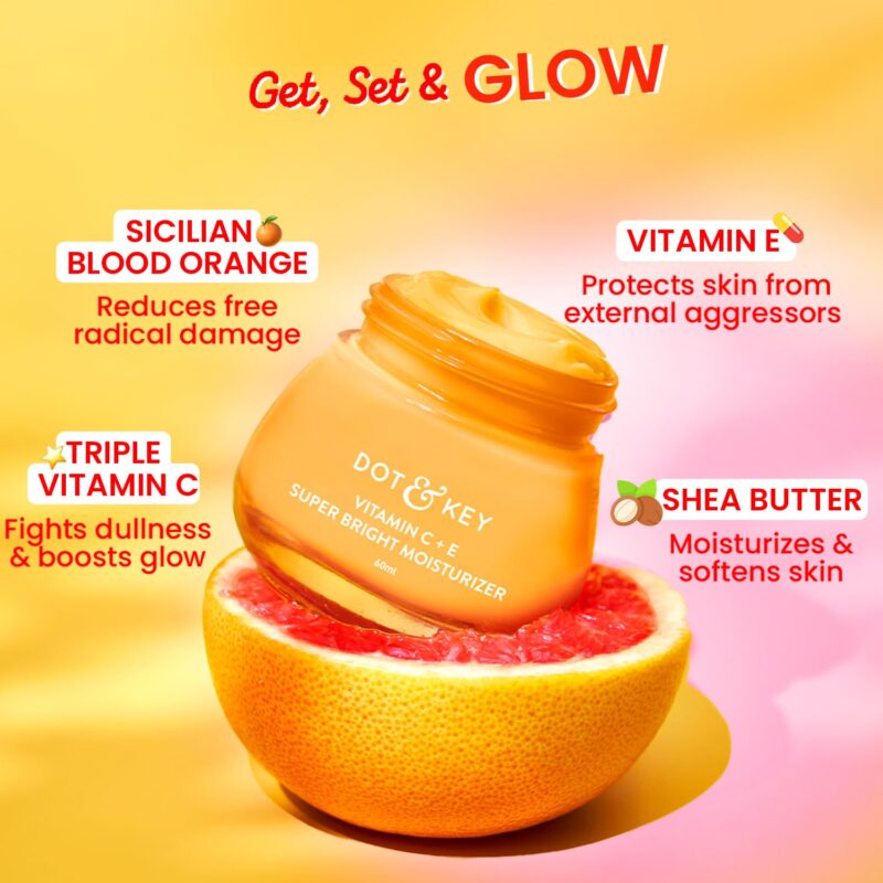 Buy Dot & Key Vitamin C + E Moisturizer in Nepal from Beautix Nepal. Lightweight glow-boosting moisturizer for bright skin.