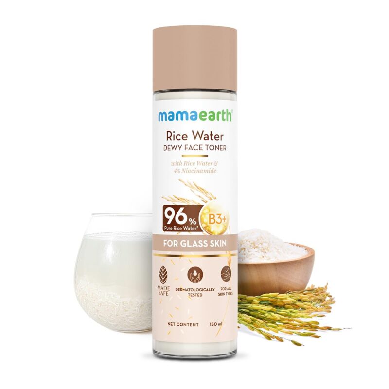 Buy Mamaearth Rice Water Toner in Nepal for hydrated, glowing skin. 100% original at Beautix Nepal with fast delivery & COD available.