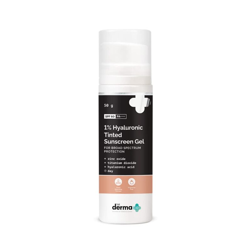 Buy Derma Co Tinted Sunscreen SPF 60 in Nepal with PA++++ protection. Lightweight hydrating formula available at Beautix Nepal.